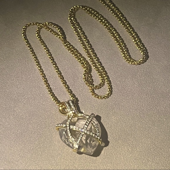 Swarovski Crystal Heart Long Necklace - Picture 2 of 6